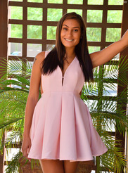 Sommer Cute Pink Dress - 11