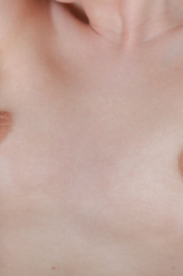 Mia Leva Bunny Ears And Pink Bodysuit On Beige Couch - 13