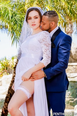 Freya Parker Marries In White Lingerie And Takes Her Groom's BBC On The Couch - 02
