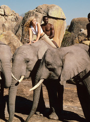 Karin Taylor, Jami Ferrell And Rachel Jeán Marteen Playmates On Safari - 13