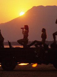 Karin Taylor, Jami Ferrell And Rachel Jeán Marteen Playmates On Safari - 20