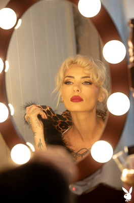 Shia Snow | Leopard Robe & Panties | Chest Tattoo Glam - 00