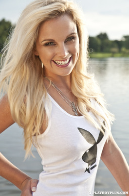 Jade Fairbrother Peels Off Her Denim Shorts On A Safari Boat Deck - 00