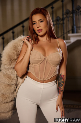Agatha Vega Bends Over For Alberto Blanco In Mint Lace - 01
