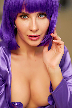 Bjorg Larson In Fetish Wig